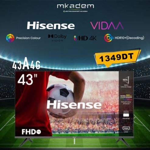 Hisense UHD TV 43″