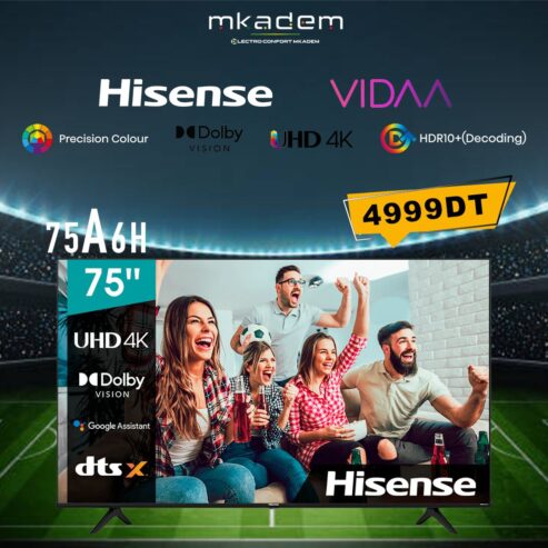 Hisense UHD TV 75″