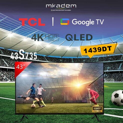 TCL UHD TV 43″