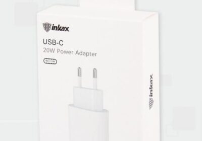 Inkax Chargeur rapide USB Type-C PD 20W compatible avec iPhone