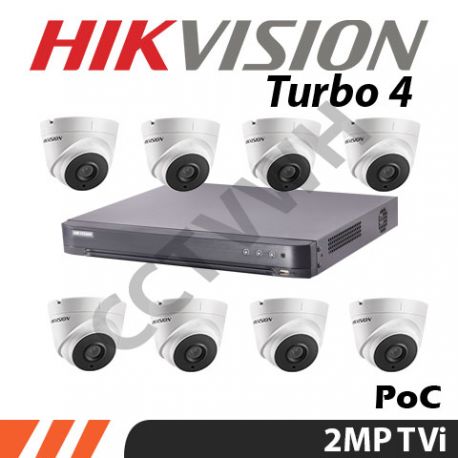 Hikvision full time color CCTV Package Sri Lanka Sale Best Hikvision ColorVU 1080P 3 Camera Package with 4CH Turbo HD DVR System