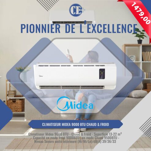 Climatiseur Midea 9000 BTU