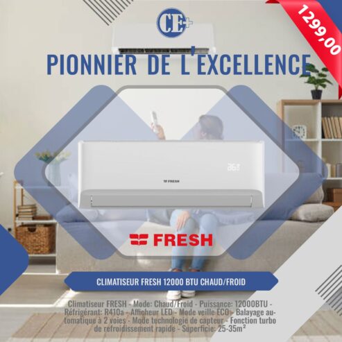 Climatiseur FRESH 12000BTU